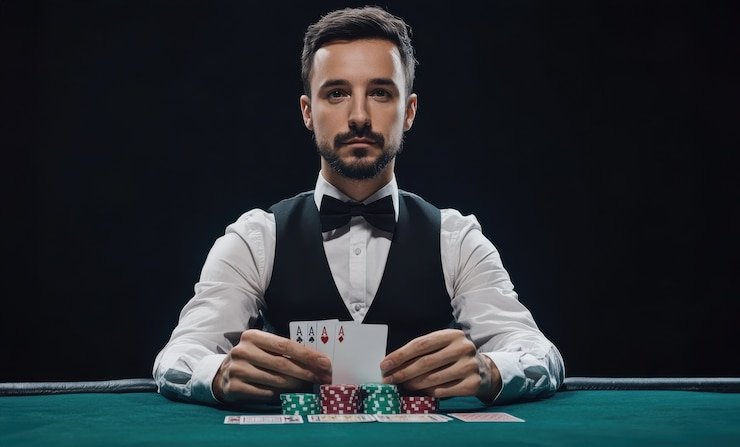 Dream Gaming live dealer studio with HD cameras and professional table setup